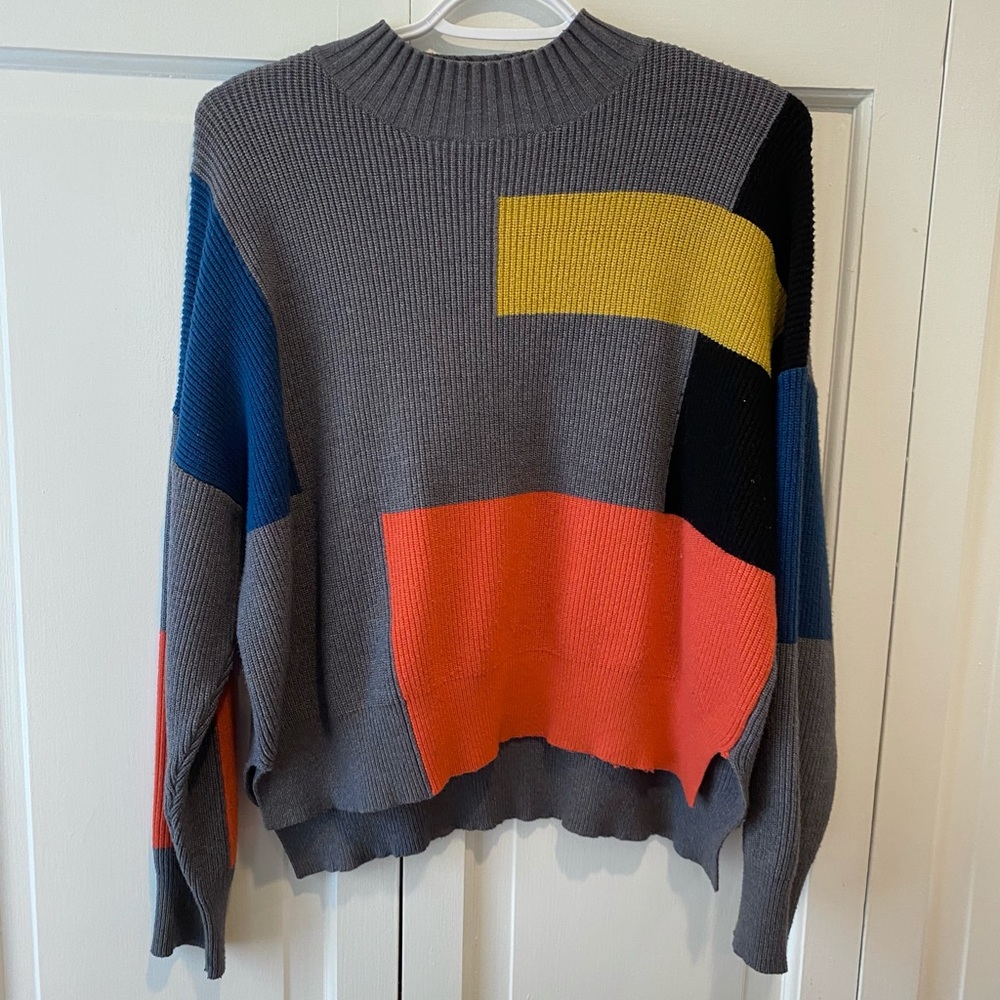 Roolee Gray Cropped Sweater